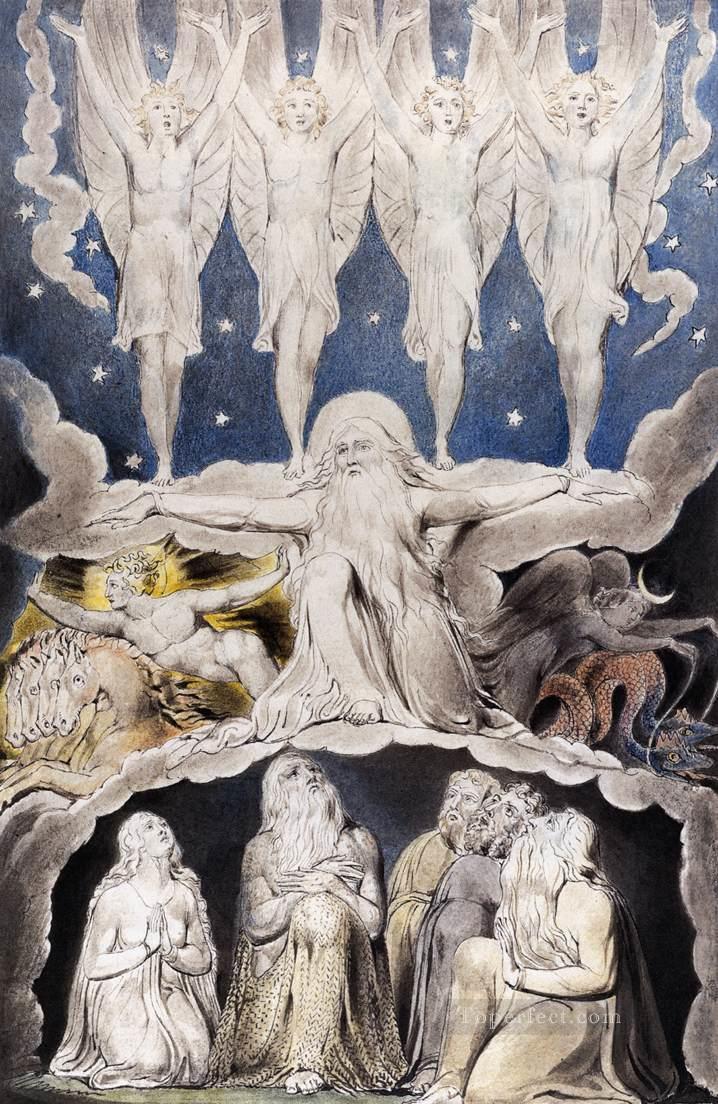 El libro de Job Romanticismo Edad romántica William Blake Pintura al óleo
